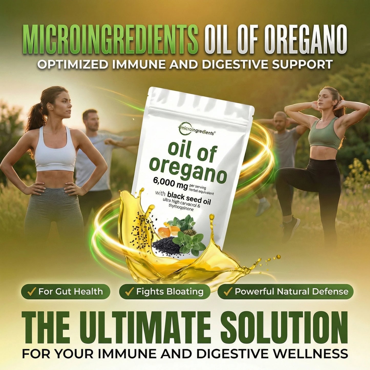 OIL OF OREGANO INMUNE AND DIGESTIVE SUPPORT - 300 SOFTGELS